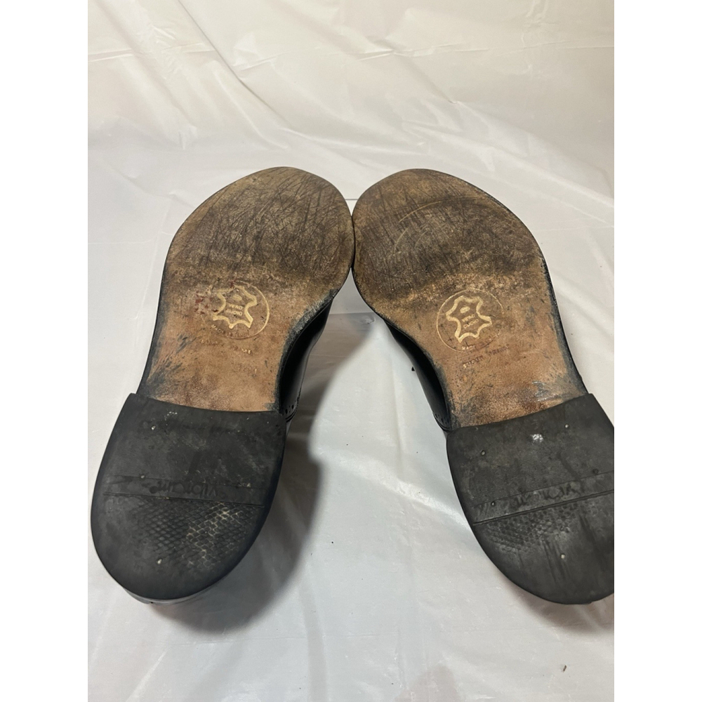 Allen Edmonds 9.5 B Mens Dress Shoes Hale Black Leather Brocade Oxfords ($425) - Picture 2 of 15